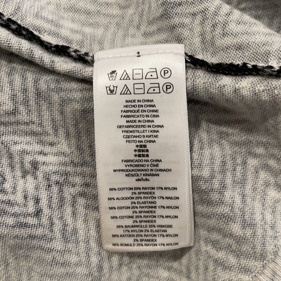 MICHAEL Michael Kors Long Sleeve Herringbone Print Dress - Picture 8 of 8